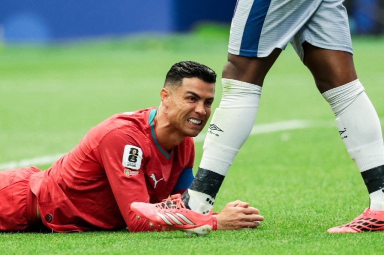 Cristiano Ronaldo durante partida contra a RP Congo na Copa