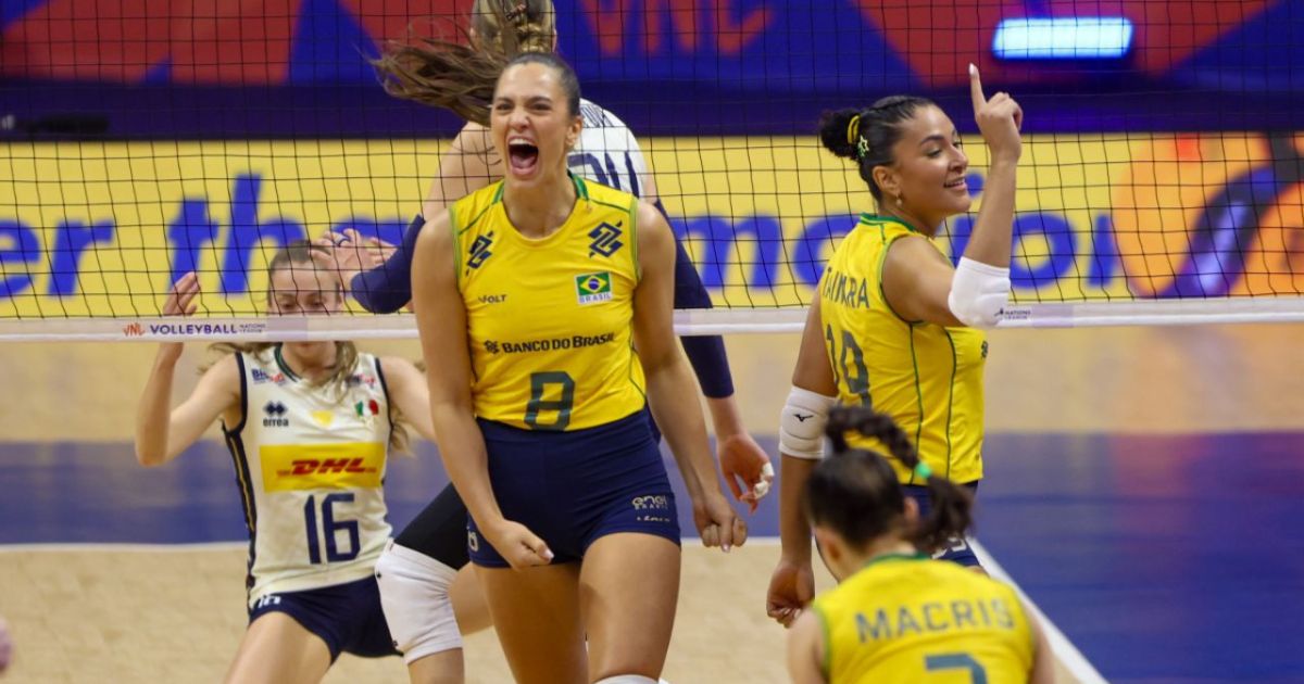 Seleção feminina de vôlei vence jogo de cinco sets e encerra