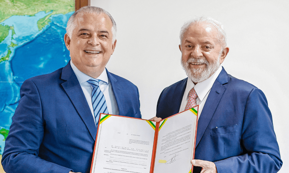 Ex-ministro Márcio França (PSB) e o presidente Lula (PT)