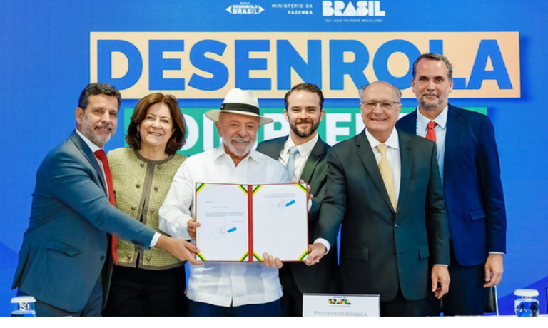 Presidente Lula (PT) durante lançamento do Desenrola Adimplentes