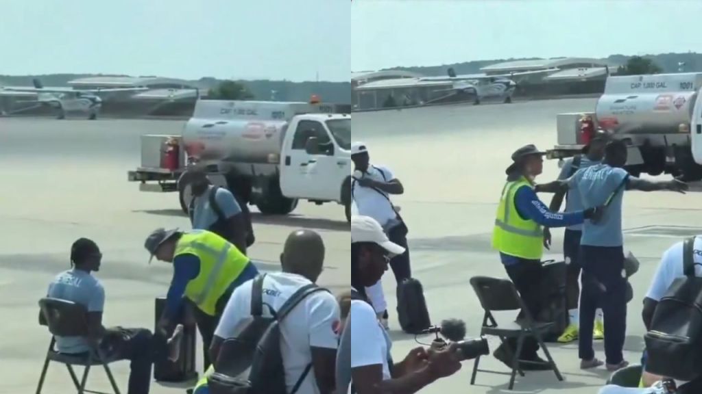 Seleção do Senegal é revistada em pista de pouso de aeroporto nos EUA; veja vídeo