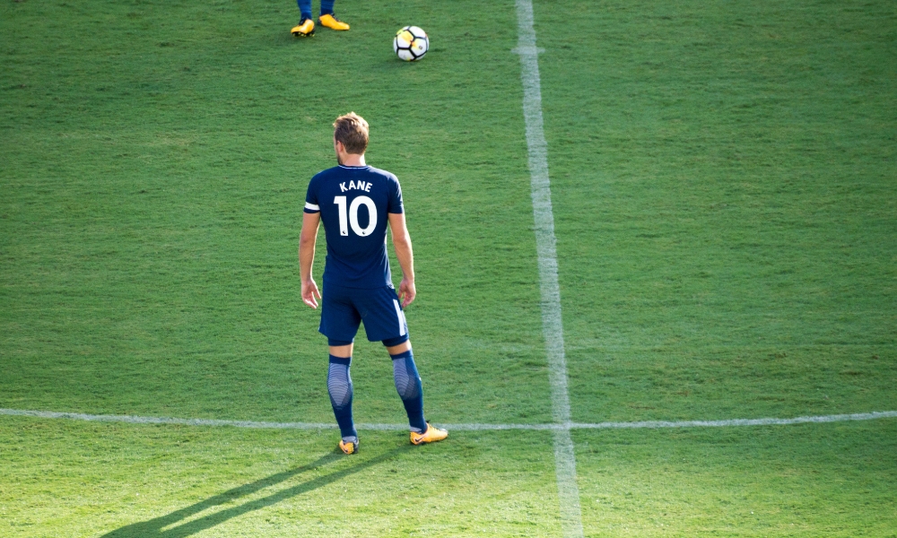 Jogador Harry Kane da Seleção da Inglaterra.