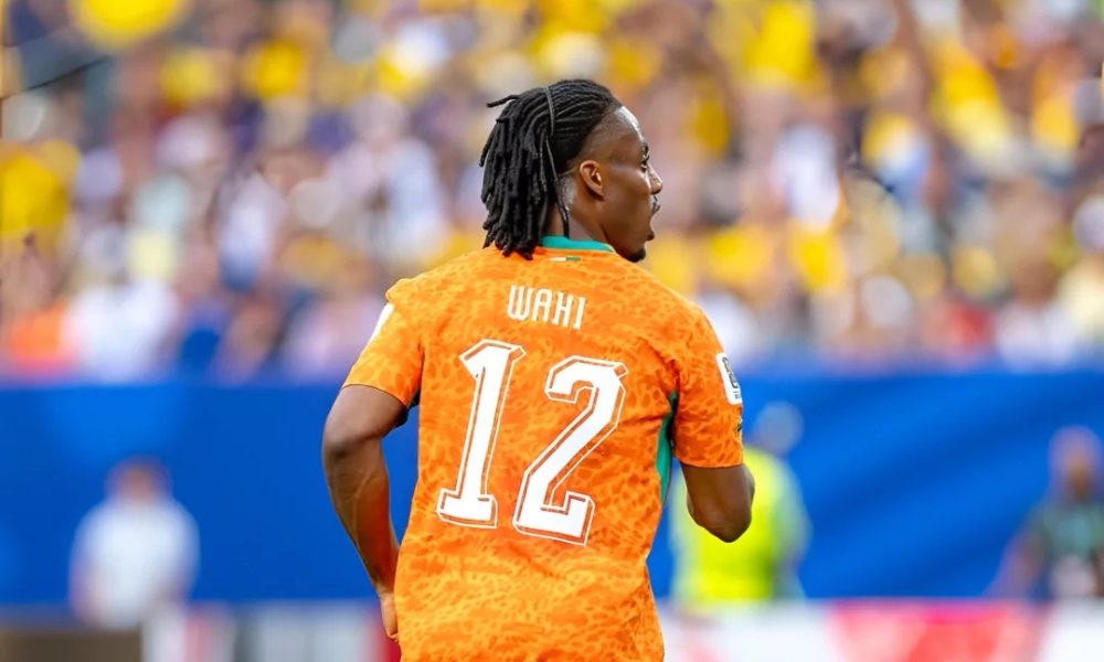Jogador da Seleção da Costa do Marfim, Elye Wahi.