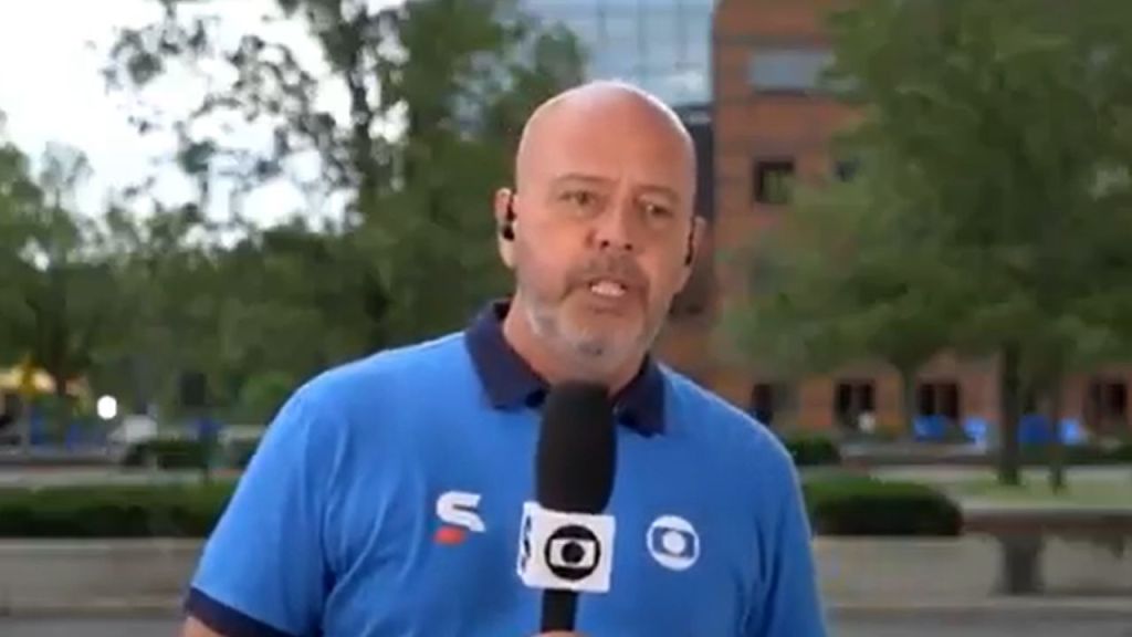 Repórter Alex Escobar é hospitalizado após passar mal ao vivo