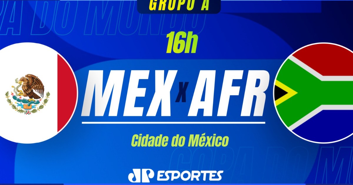 México x África do Sul: assista à transmissão da J