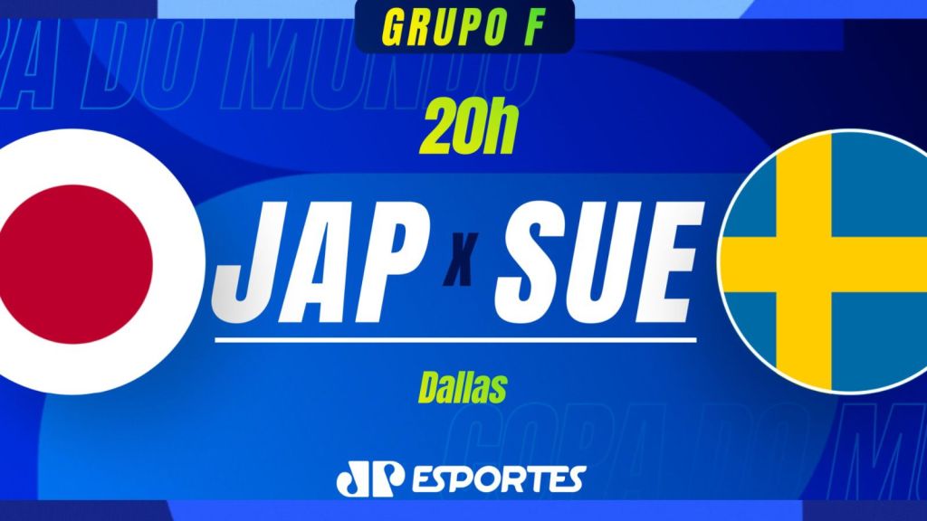 Copa do Mundo: acompanhe Japão e Suécia ao vivo
