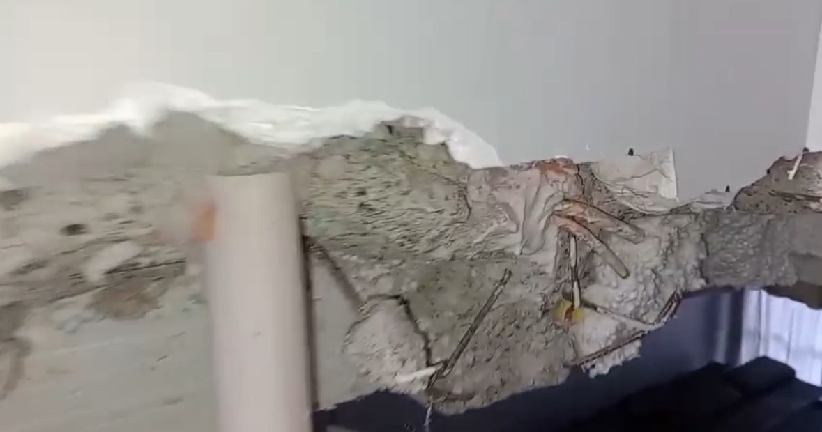 Dano estrutural em condomínio em Mauá