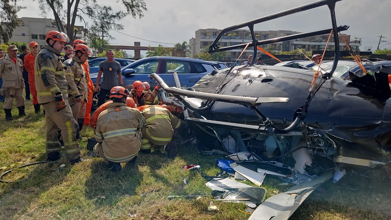 'Dois pilotos experientes', diz Cavaliere sobre vítimas de colisão de helicópteros no Rio