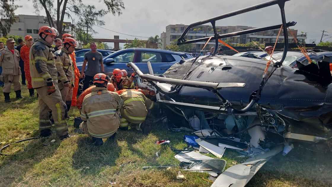 ‘Dois pilotos experientes’, diz Cavaliere sobre vítimas de colisão de helicópteros no Rio