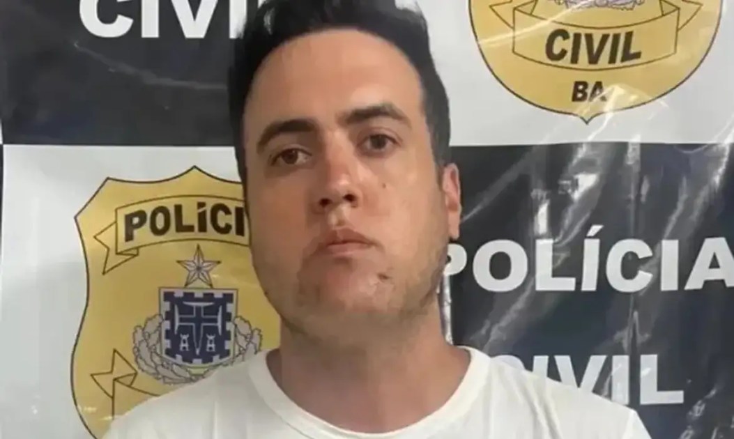 Vinícius Gritzbach no momento em que foi preso