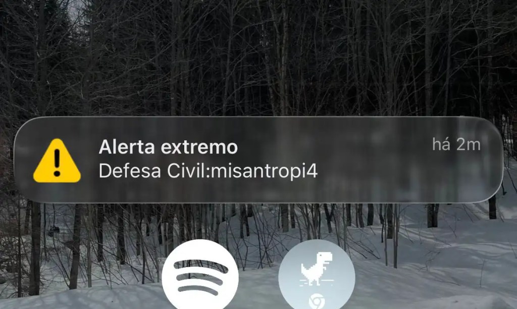 Cerca de 30 milhões de pessoas receberam alerta falso da Defesa Civil