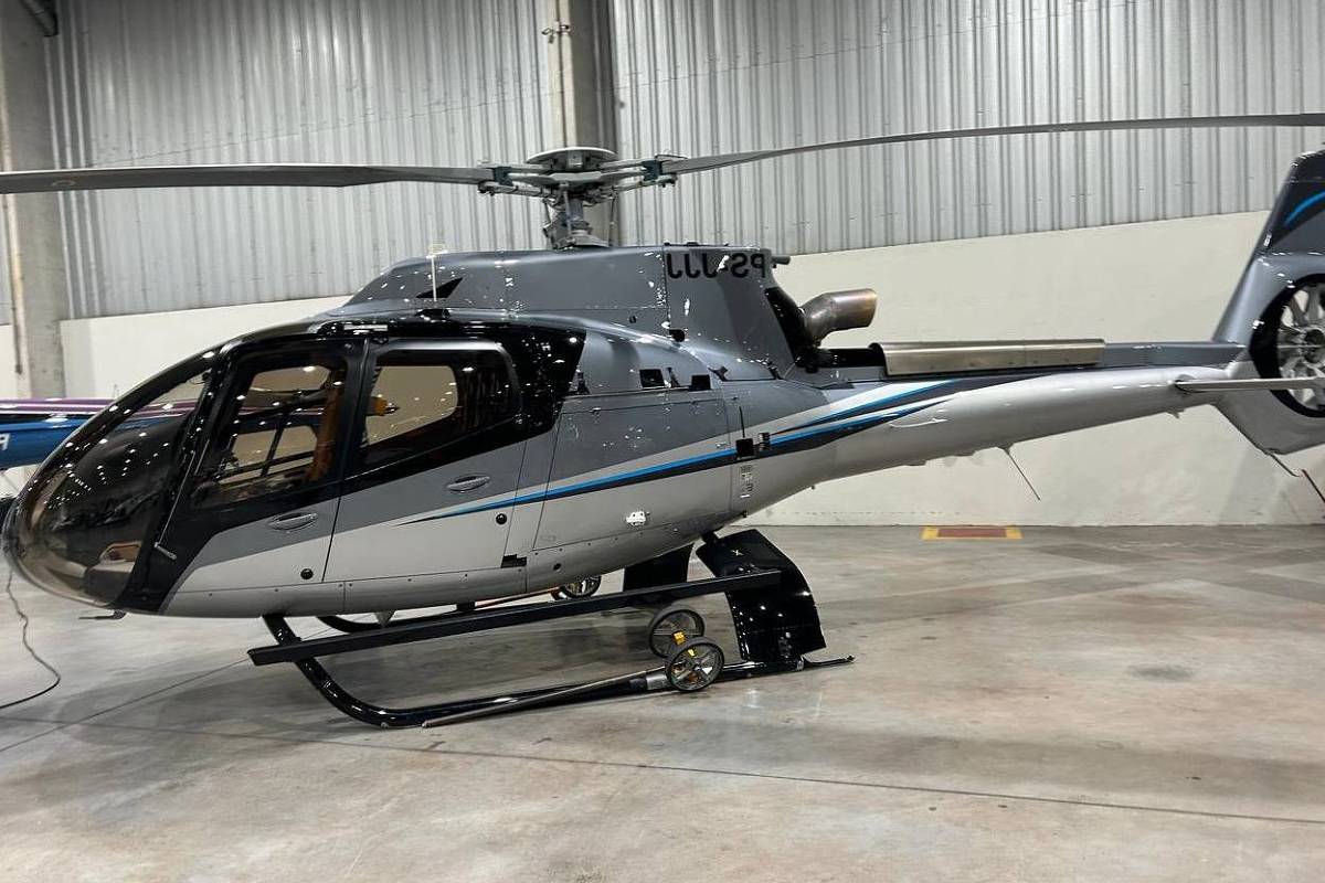 Justiça autoriza polícia de SP a usar helicóptero de R$ 25 mi apreendido em operação