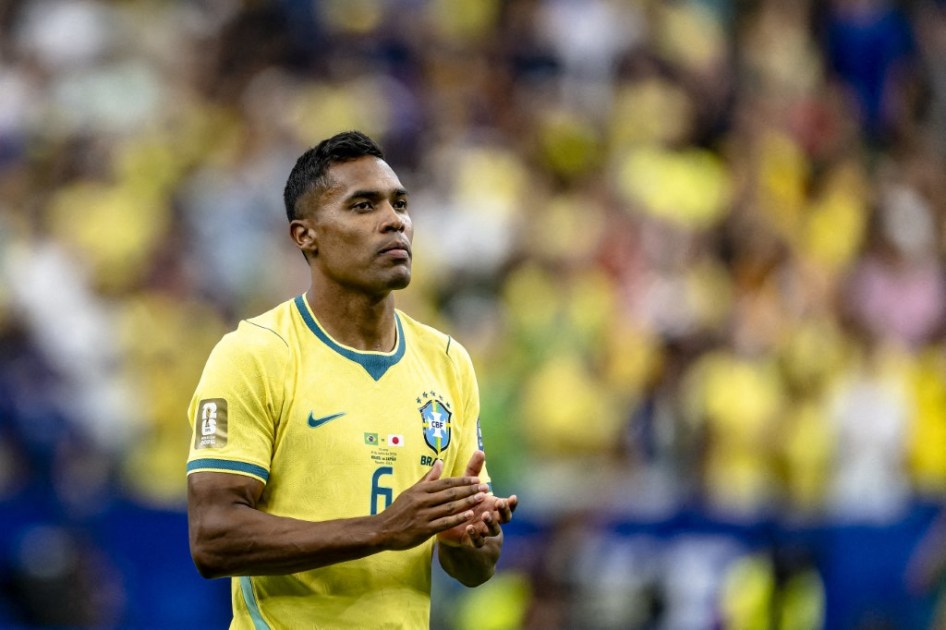 Alex Sandro durante a Copa do Mundo