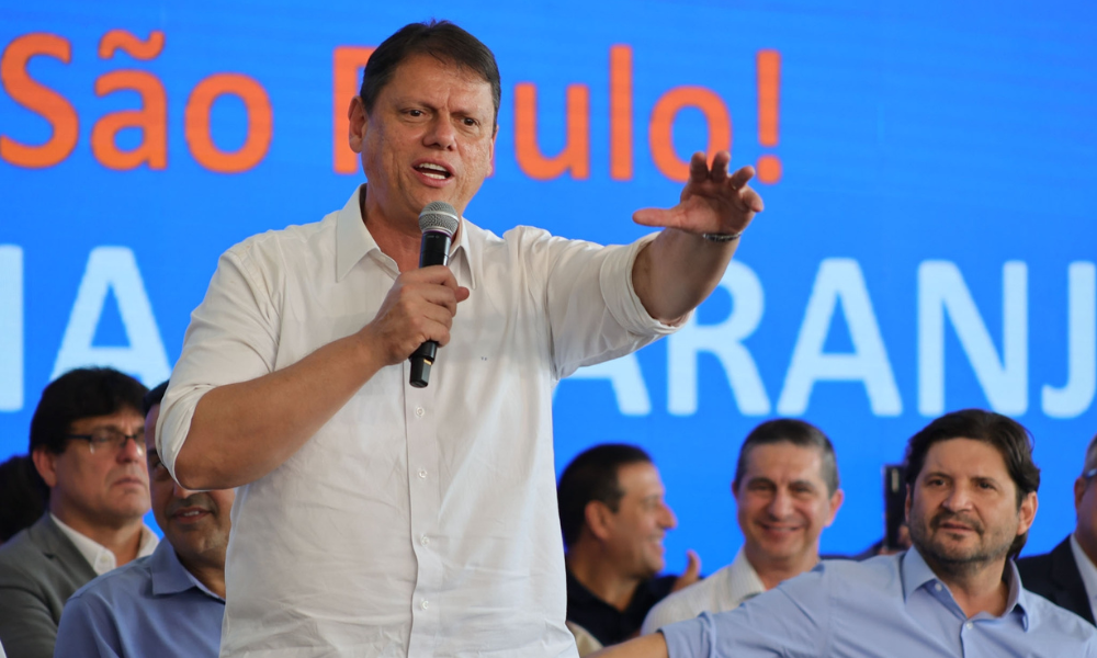 Tarcísio inaugura Linha 6-Laranja dois dias antes de restrição eleitoral do TSE