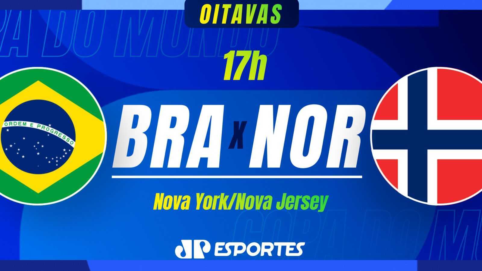 Copa do Mundo: Brasil x Noruega acompanhe ao vivo