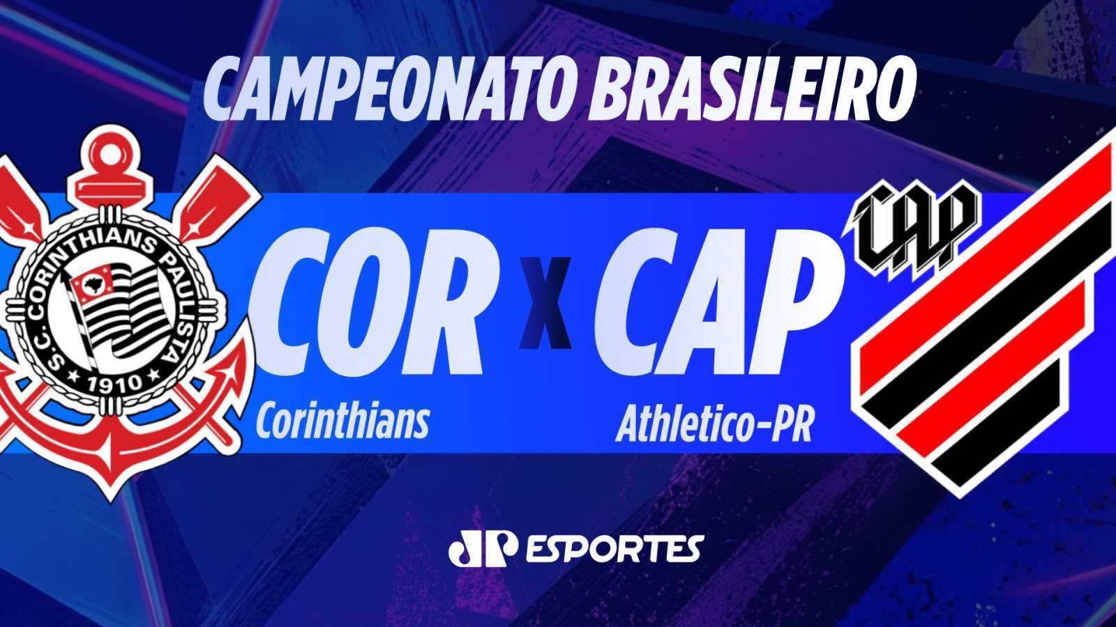 Corinthians x Athletico-PR: acompanhe ao vivo a transmissão da Jovem Pan
