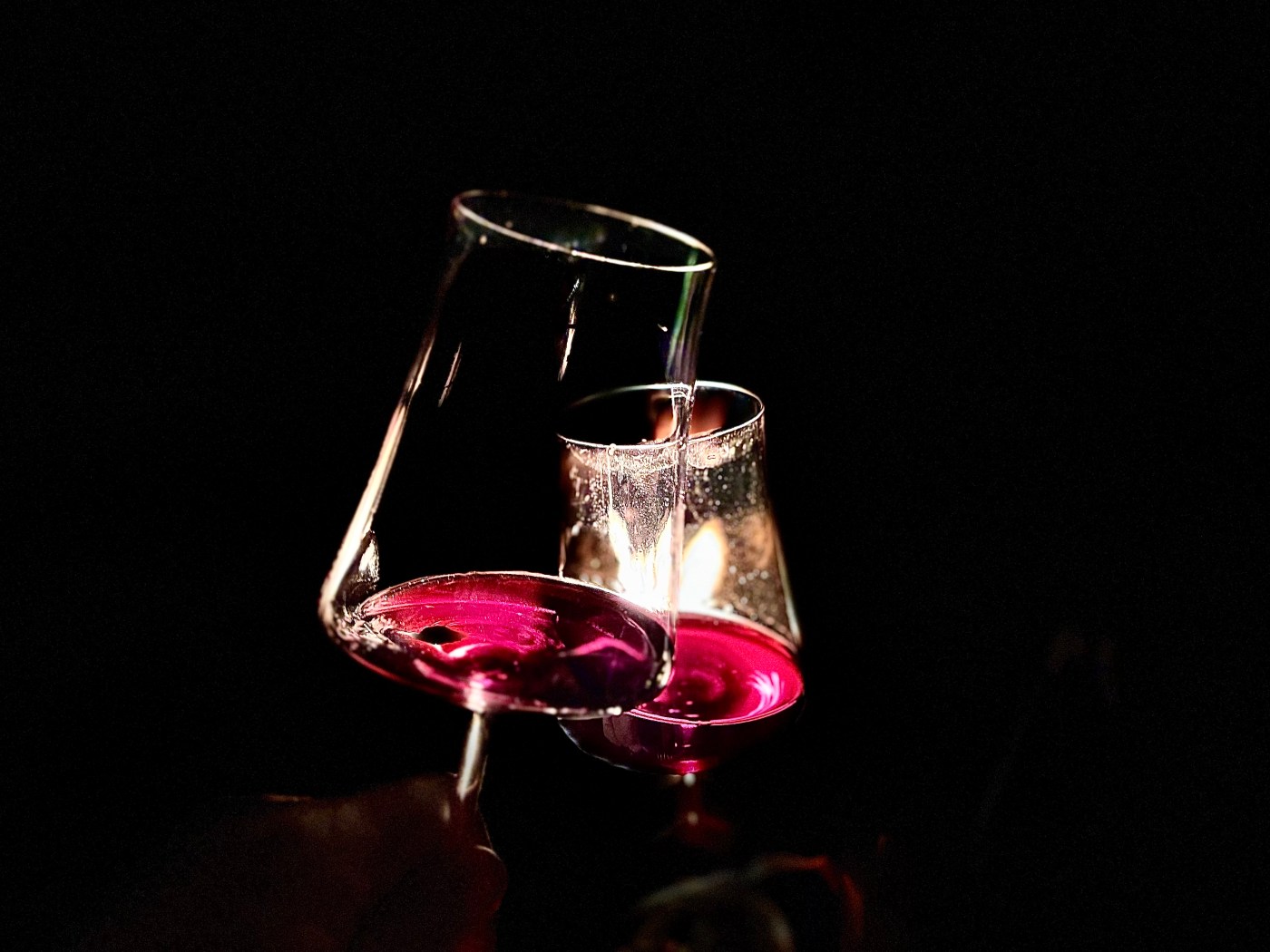 A cor dos vinhos