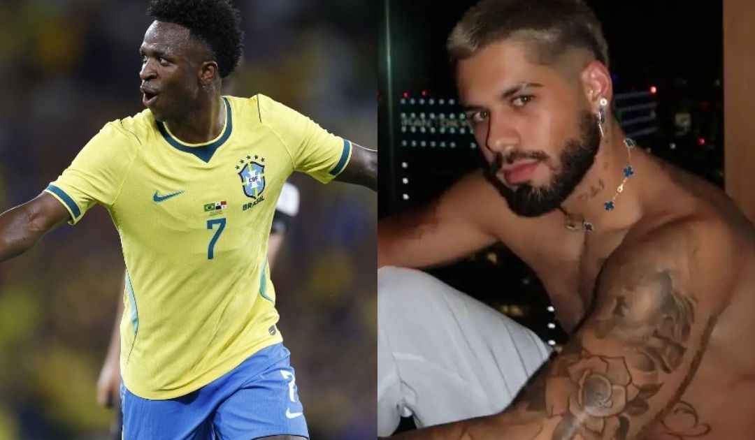 Zé Felipe xinga Vini Jr após jogador cumprimentar Haaland; os dois são ex de Virgínia