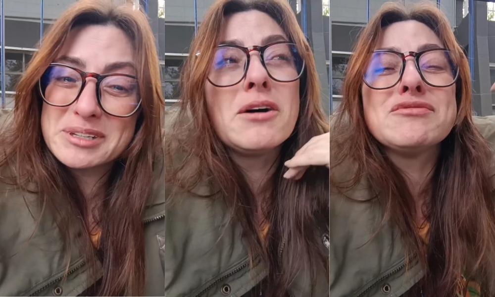 Montagem de capturas de tela de vídeo da professora Michele Ramos.