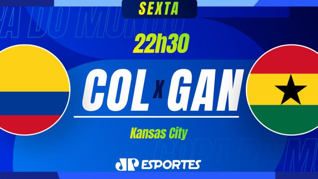 Copa do Mundo: Colômbia x Gana acompanhe ao vivo
