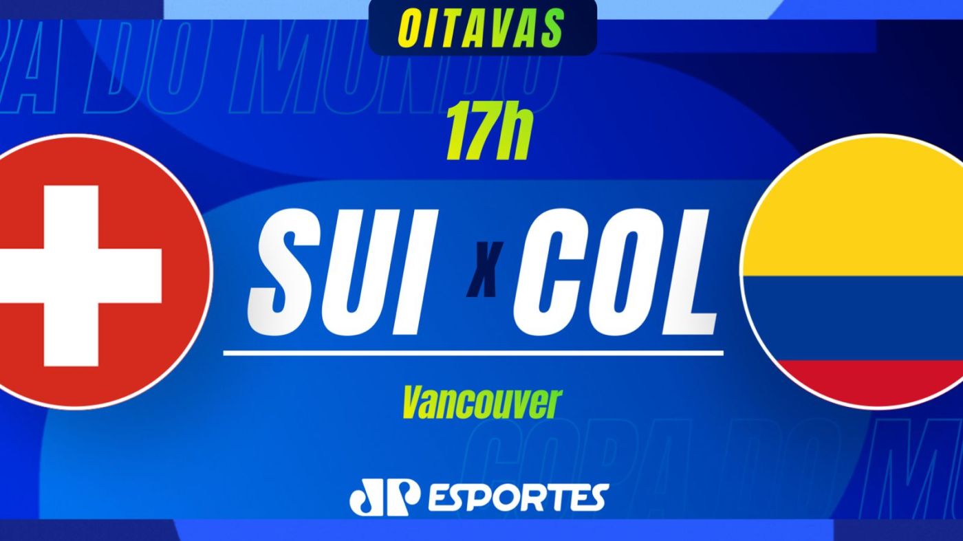 Suíça x Colômbia: onde assistir ao vivo, horário e transmissão