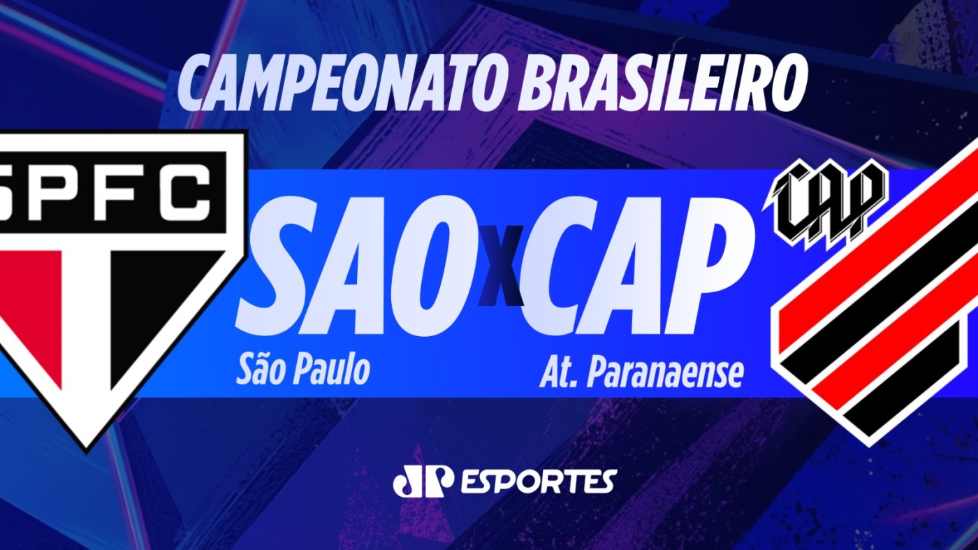 São Paulo x Athletico-PR: confira a transmissão da Jovem Pan ao vivo