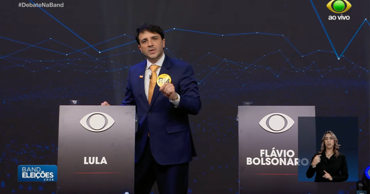 Debate: candidatos miram em Lula no 1º bloco após ausência do petista