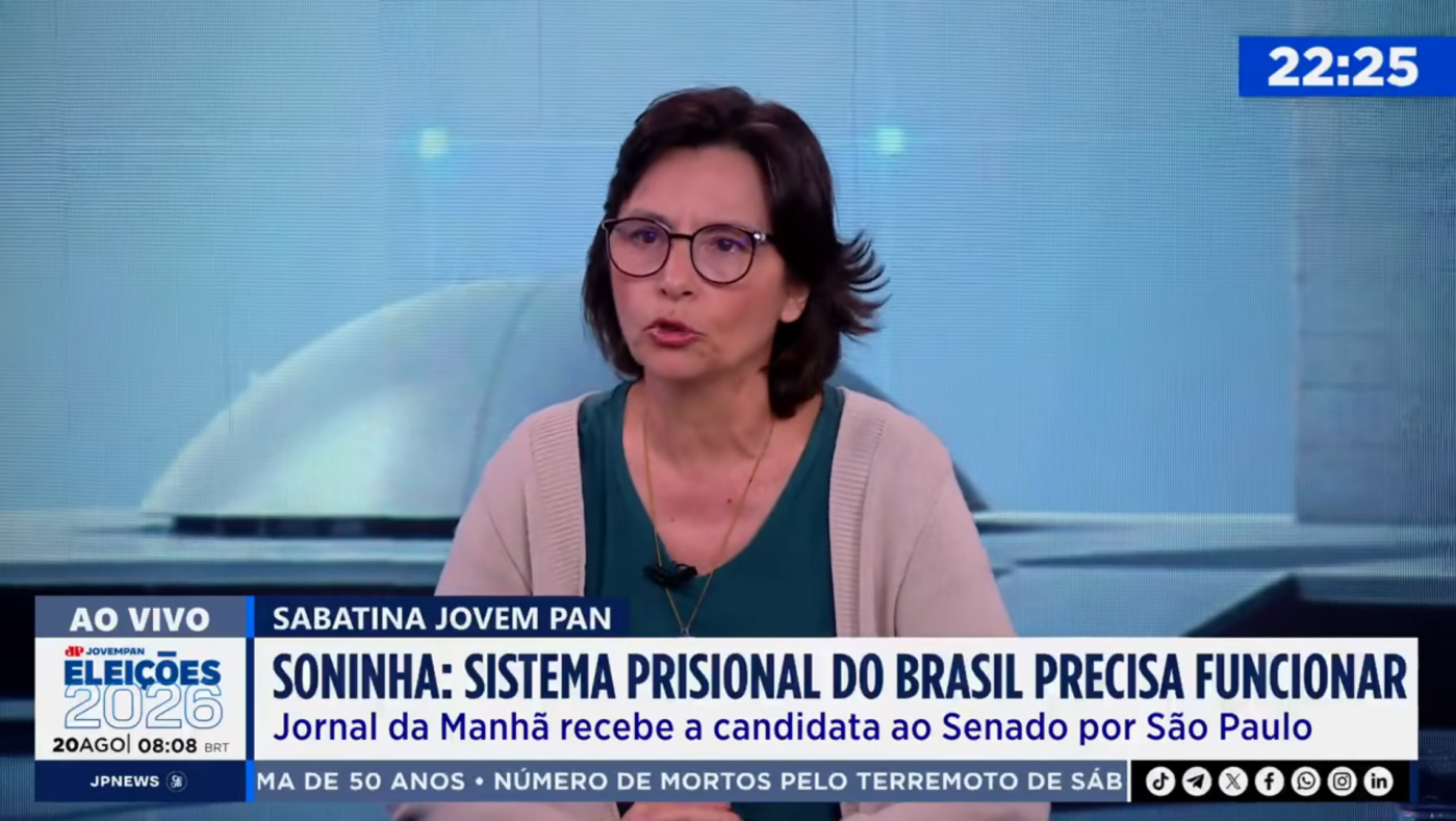 Soninha Francine defende punição para jovens infratores por crimes hediondos