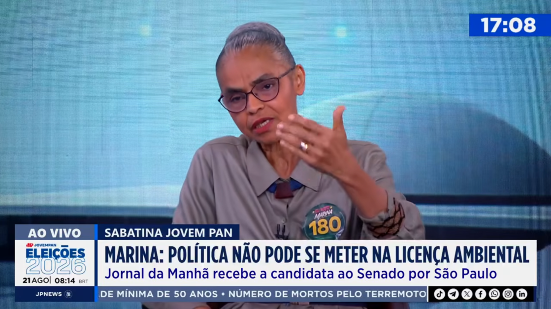 Marina Silva defende avaliação ambiental para exploração na Foz do Amazonas