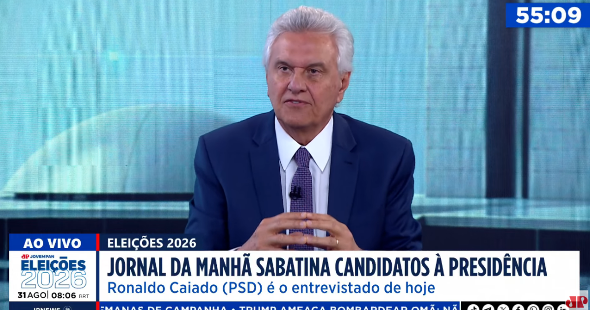 ‘Anistia pacificaria o país’, diz Caiado sobre presos do 8 de Janeiro