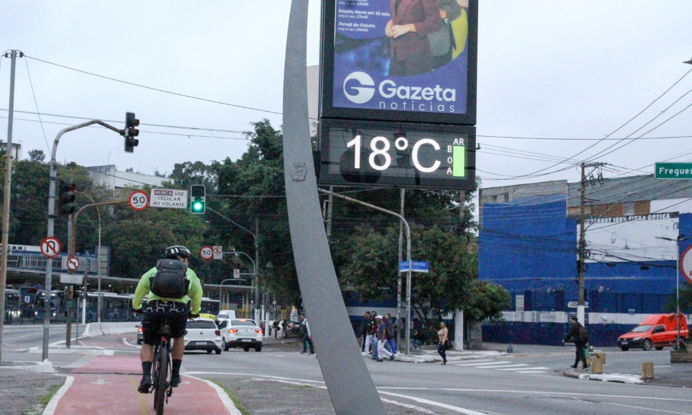 Frente fria derruba temperatura nesta segunda em SP; veja previsão para a semana
