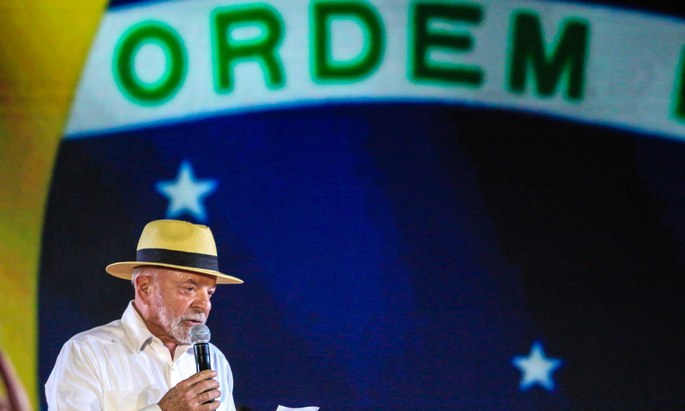 Presidente Lula (PT), durante a convenção nacional do Partido dos Trabalhadores (PT)