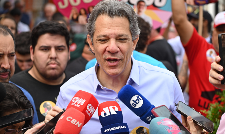 Candidato ao Governo de São Paulo Fernando Haddad (PT)