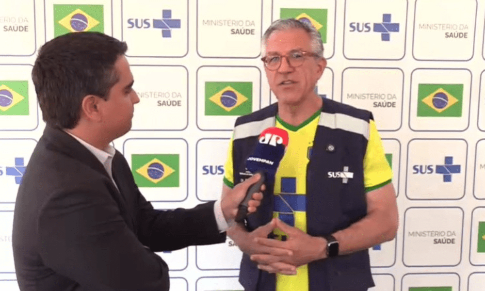 Ministro da Saúde, Alexandre Padilha, em entrevista à Jovem Pan