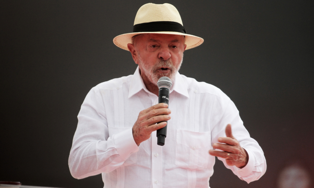 Presidente Lula (PT), candidato à reeleição