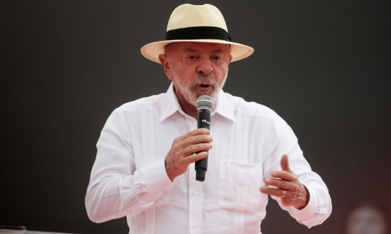 Presidente Lula (PT), candidato à reeleição