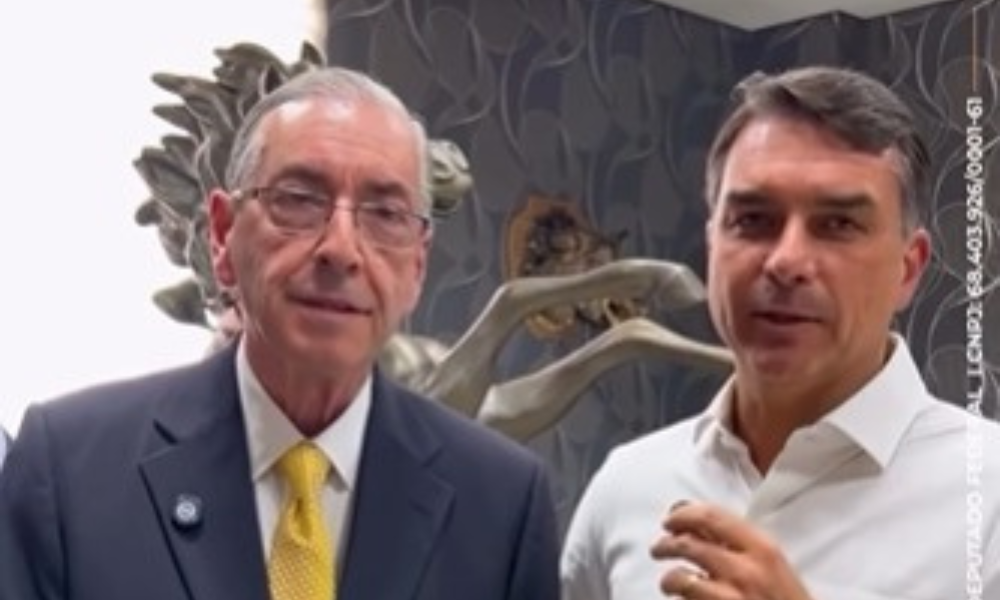Flávio revela apoio a candidatura de Eduardo Cunha: ‘Papel importante no país’