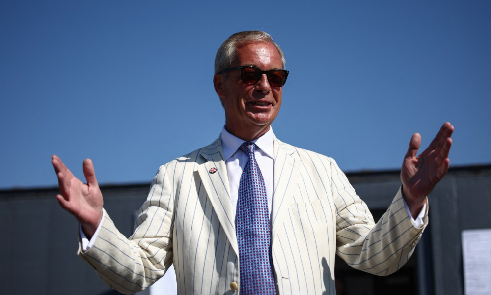Político britânico Nigel Farage