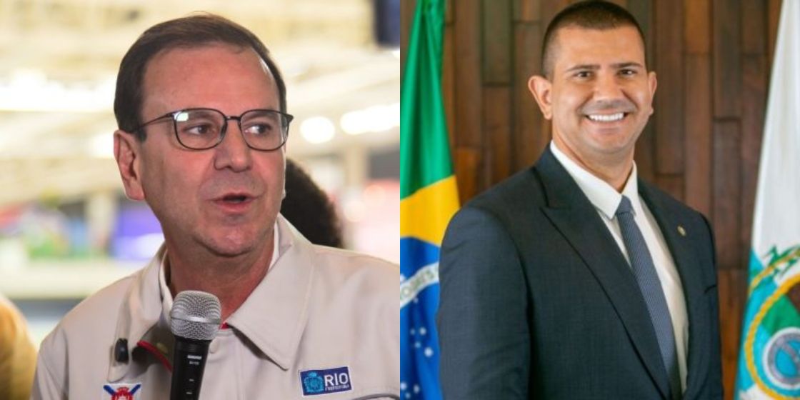 Eduardo Paes e Douglas Ruas, candidatos ao governo do Rio de Janeiro
