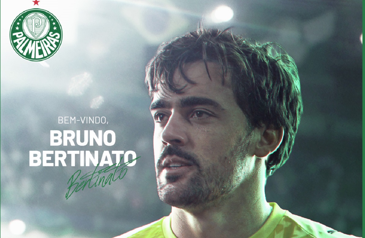 Palmeiras anuncia a contratação do goleiro Bruno Bertinato, ex-Portuguesa