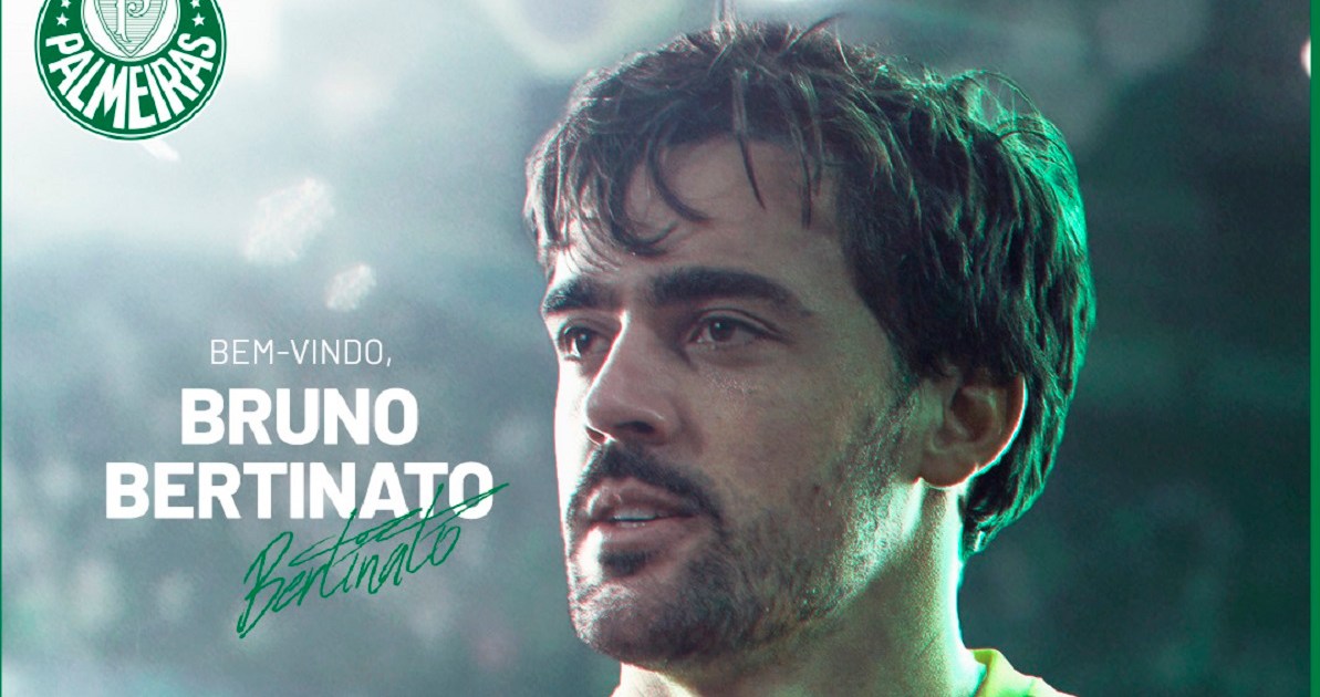 Palmeiras anuncia a contratação do goleiro Bruno Bertinato, ex-Portuguesa