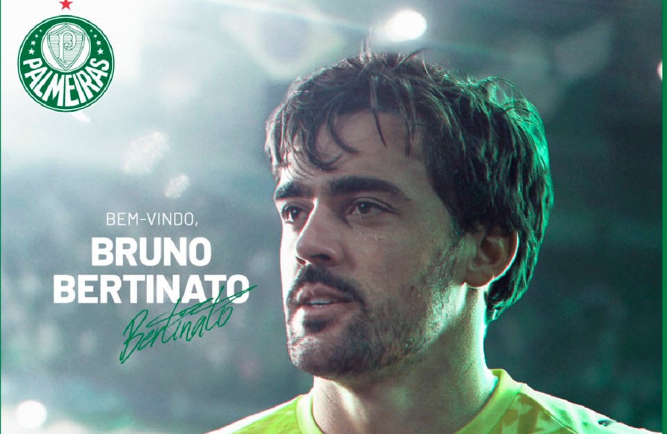 Bruno Bertinato, goleiro anunciado pelo Palmeiras