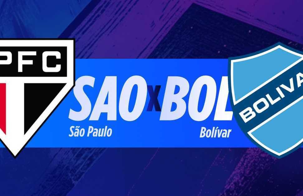 São Paulo x Bolívar: acompanhe ao vivo a transmissão da Jovem Pan