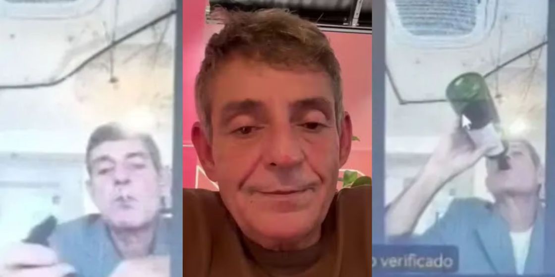 Juiz Milton Lívio Lemos Salles durante audiência virtual