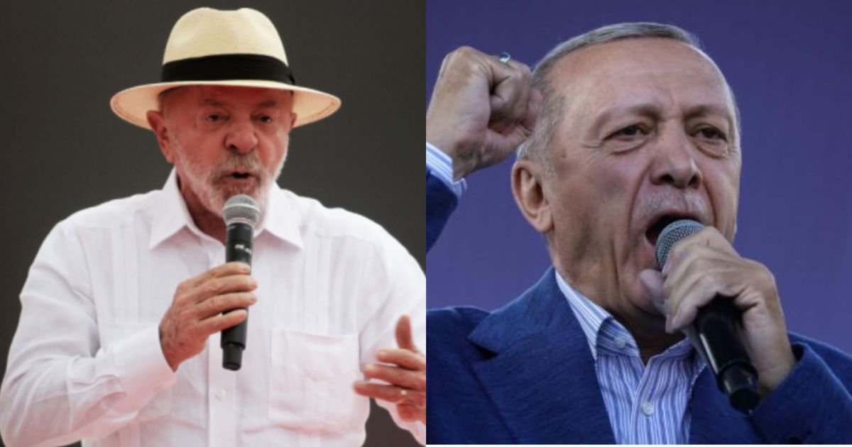Lula e Erdogan conversam por telefone sobre ‘assuntos globais’, diz governo