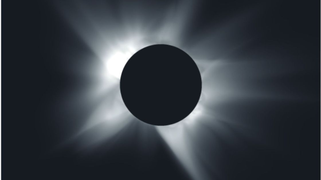 Previsão do Instituto de Astrofísica de Canárias do eclipse solar do dia 12 de agosto