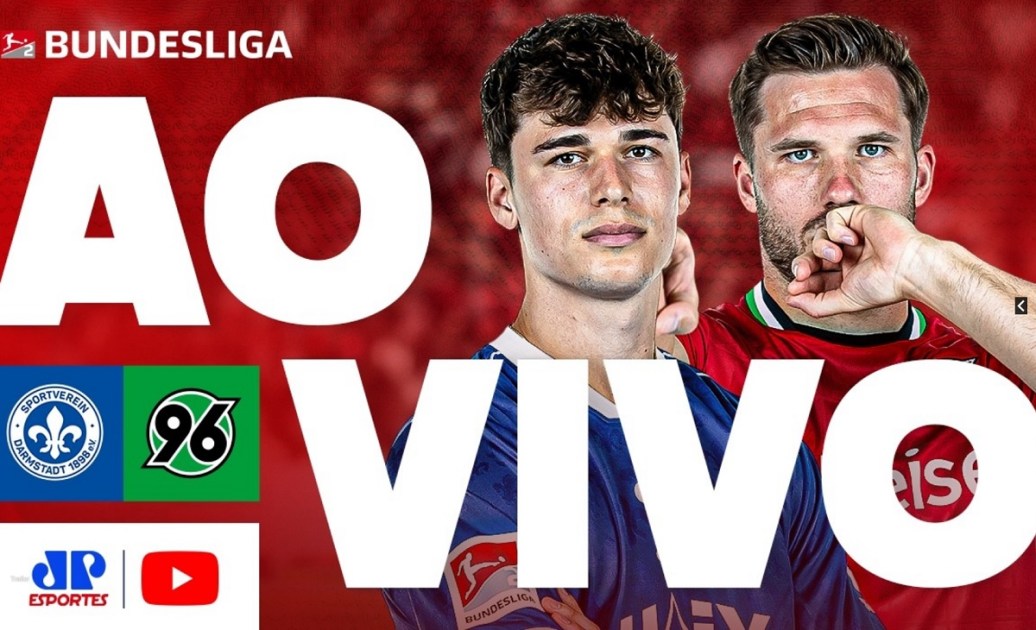 Jovem Pan transmite Darmstadt e Hannover 96 pela Bundesliga 2; acompanhe ao vivo