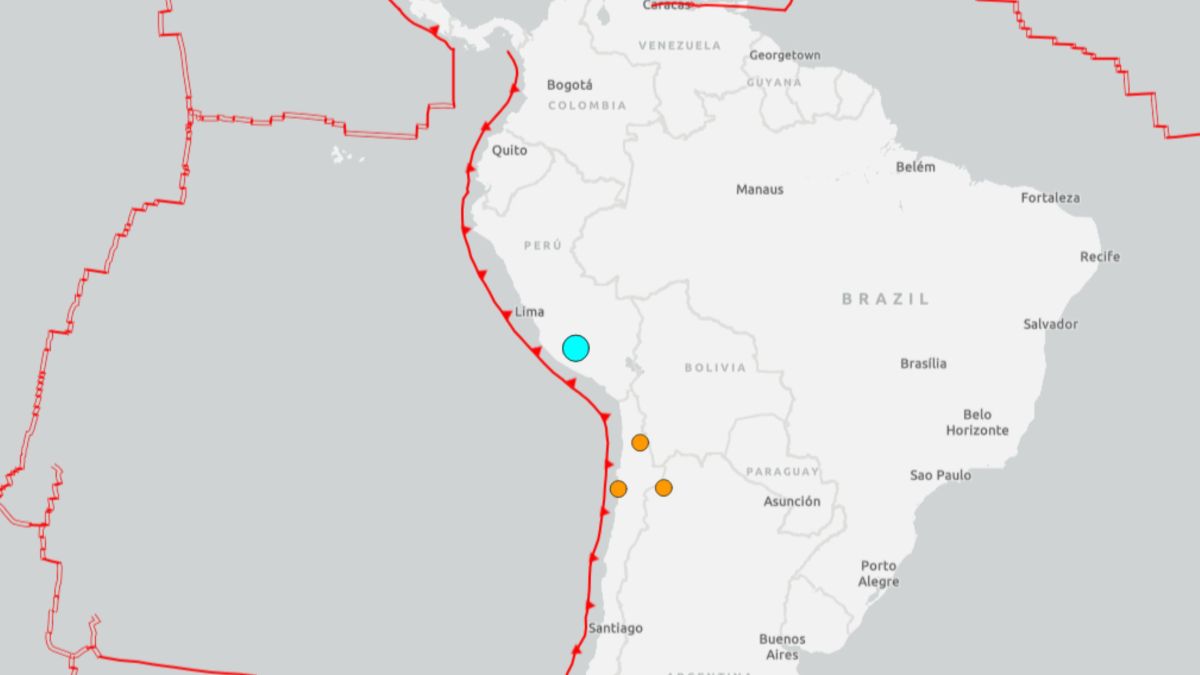 Imagem ilustrativa sobre Terremoto de magnitude 6,7 atinge sul do Peru; vídeos mostram tremor e não há feridos