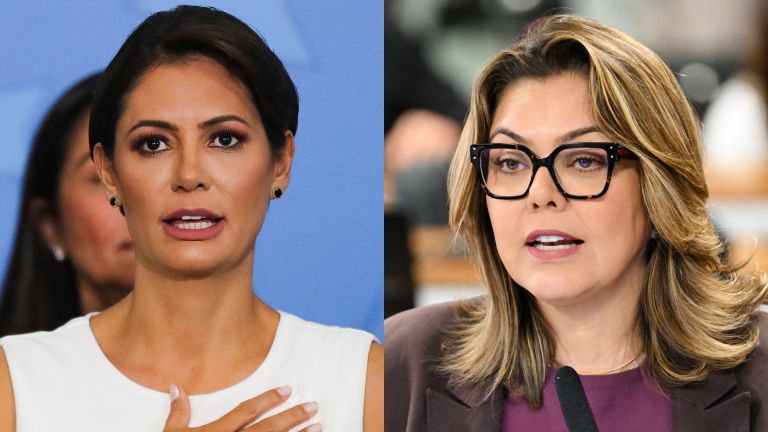 Michelle Bolsonaro e Leila do Vôlei