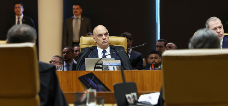 Alexandre de Moraes durante julgamento em 15 de setembro de 2026